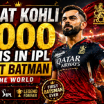 Virat Kholi 9000 runs in the IPL: first man in the world