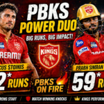 MURCUS STOINIS AND PRABHSIMRAN SINGH PBKS VS RR