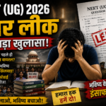 NEET UG 2026 Controversy paper leak